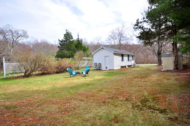 300 Mile Creek Rd, Old Lyme, CT 06371 - view of green lawn with a fire pit