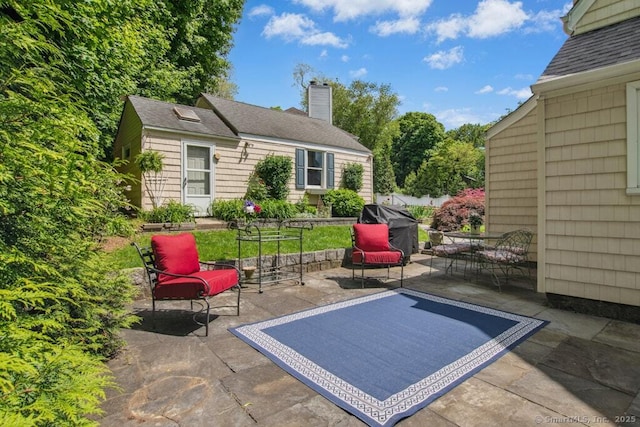 15 Devonshire Dr, Darien, CT 06820 - view of patio with a grill