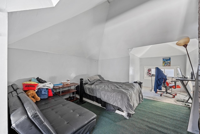 87 Englewood Ave, Waterbury, CT 06705 - carpeted bedroom featuring lofted ceiling