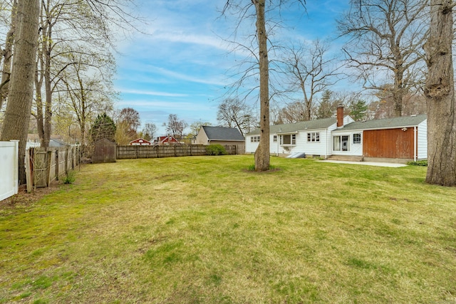 33 Wagon Rd, Enfield, CT 06082 - view of yard with a fenced backyard