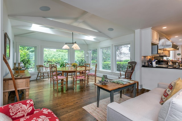 8 Bayberry Hl, Roxbury, CT 06783 - living room with dark wood-style floors and recessed lighting