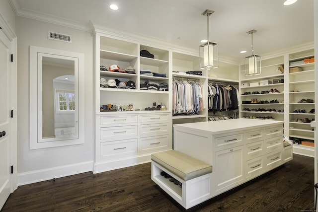 17 Wardwell Dr, New Canaan, CT 06840 - spacious closet with dark wood-style flooring