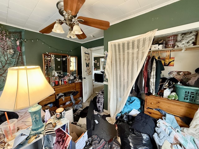 44 Red Bridge Rd, Thompson, CT 06255 - carpeted bedroom with crown molding and a closet