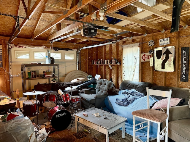 44 Red Bridge Rd, Thompson, CT 06255 - garage featuring a garage door opener