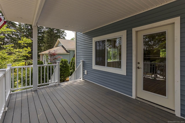 view of deck