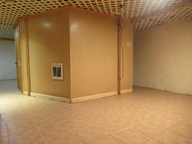 164 Flanders St, Bridgeport, CT 06604 - finished below grade area with heating unit