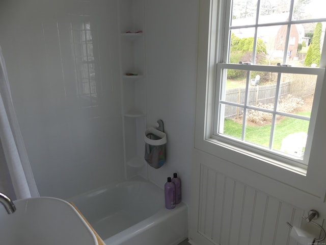 90 Bentwood Rd, West Hartford, CT 06107 - bathroom featuring bathing tub / shower combination