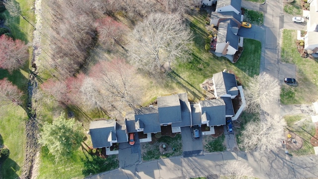 birds eye view of property featuring a residential view