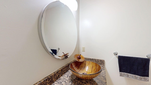 interior space with a sink