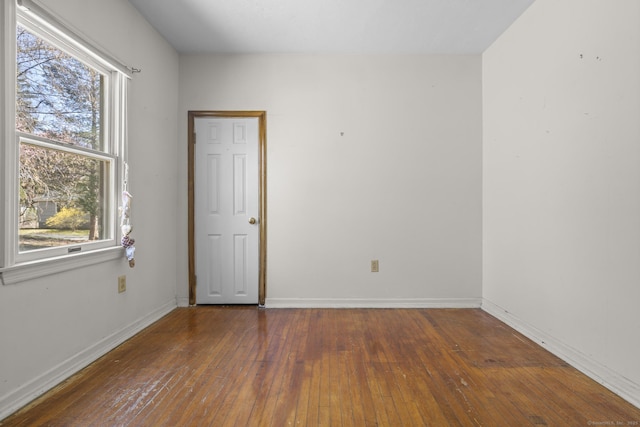 200 New Canaan Ave, Norwalk, CT 06850 - empty room with wood-type flooring and baseboards