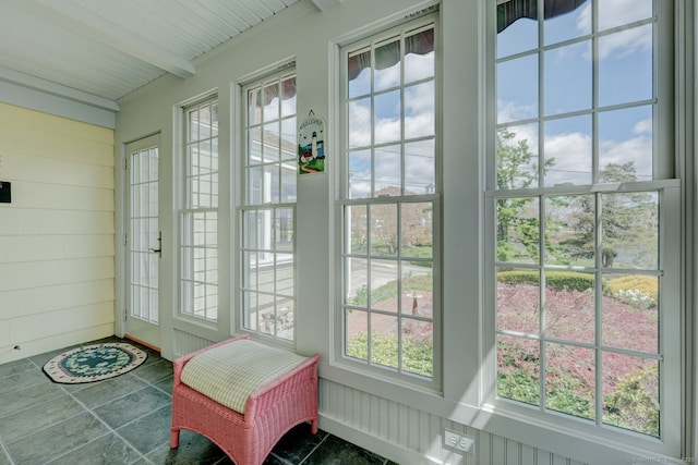 doorway to outside with a healthy amount of sunlight