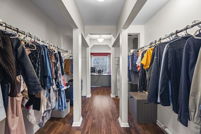 5 Ridge Ln, Shelton, CT 06484 - walk in closet with wood finished floors