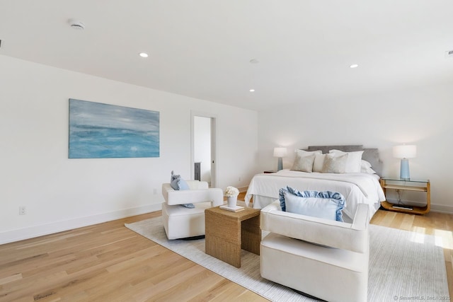 345 Reef Rd Unit B6, Fairfield, CT 06824 - bedroom with wood finished floors and recessed lighting
