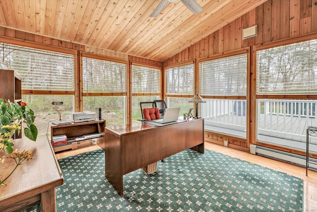 70 Cali Dr, Shelton, CT 06484 - office space with lofted ceiling, plenty of natural light, and wood ceiling