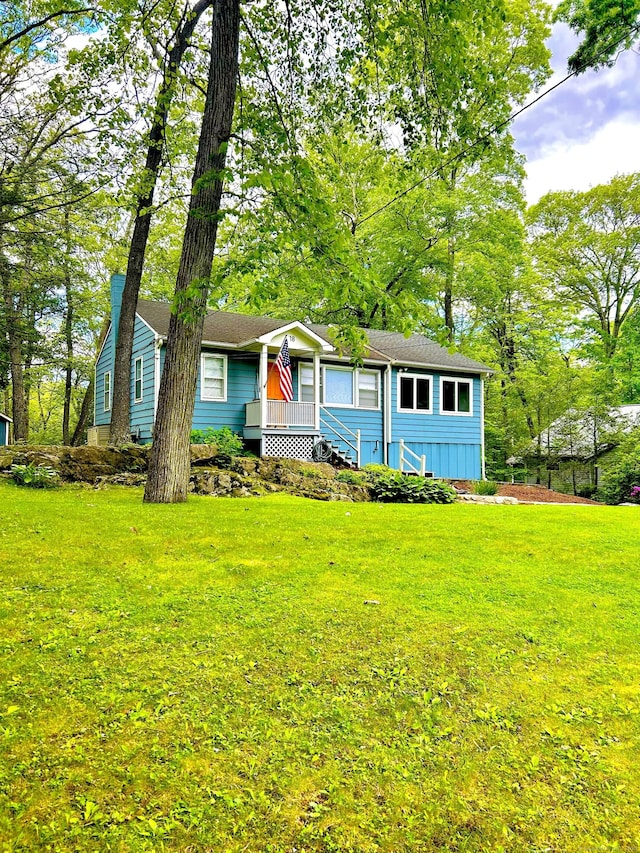 18 Paul St, Danbury, CT 06810 - view of front of house featuring a front lawn