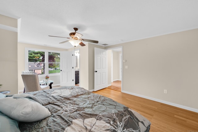 63 Rita Dr, Bristol, CT 06010 - bedroom featuring light wood finished floors, baseboards, and a ceiling fan