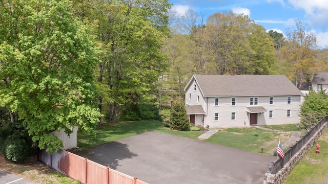 11 Glen Rd, Newtown, CT 06482 - view of front of house featuring roof with shingles and a chimney