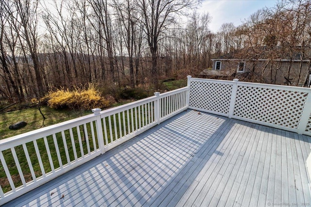 6 Pell Mell Dr, Bethel, CT 06801 - view of wooden terrace