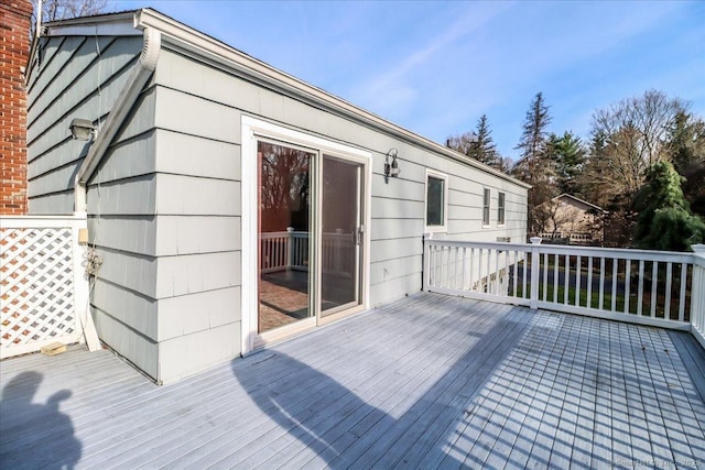 6 Pell Mell Dr, Bethel, CT 06801 - view of wooden terrace
