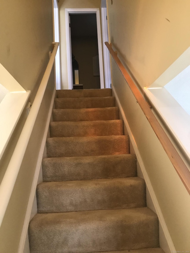 view of stairs