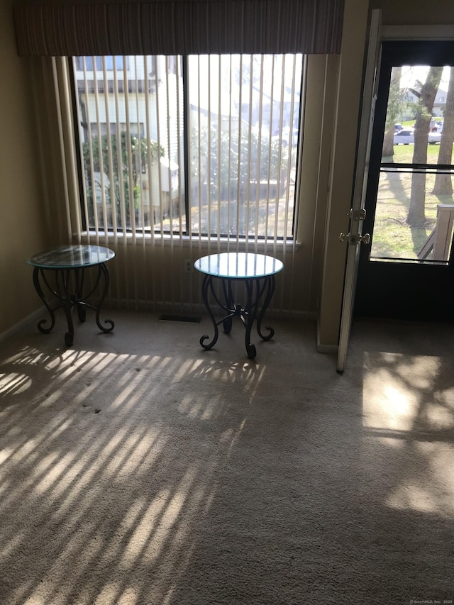 interior space with plenty of natural light