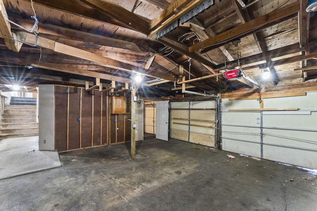 57 Bellevue Ter, Seymour, CT 06483 - garage featuring a garage door opener