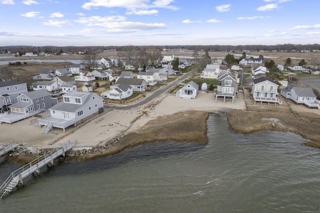 15 Buckingham Ave, Old Saybrook, CT 06475 - aerial perspective of suburban area featuring a nearby body of water