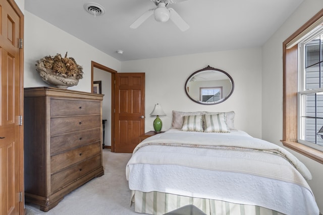 15 Buckingham Ave, Old Saybrook, CT 06475 - bedroom with light carpet and ceiling fan