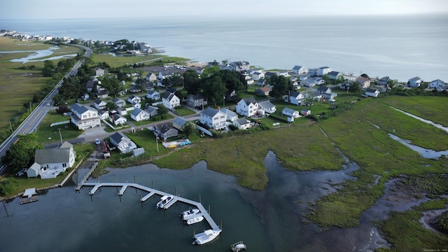 15 Buckingham Ave, Old Saybrook, CT 06475 - aerial view of property and surrounding area with a large body of water and nearby suburban area