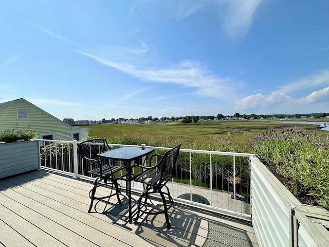 15 Buckingham Ave, Old Saybrook, CT 06475 - wooden terrace with a rural view