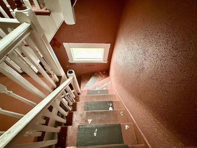 view of staircase