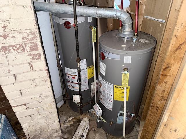 utilities with gas water heater