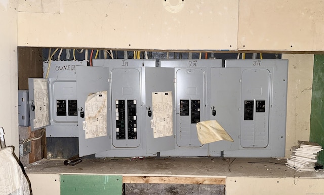 utilities with electric panel