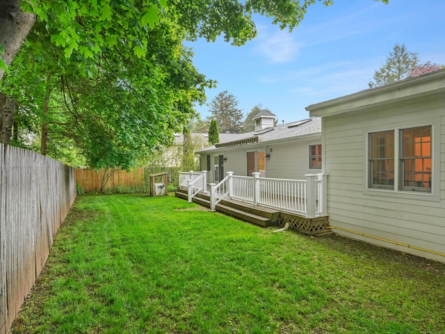 8 Argentine Way, Norwalk, CT 06850 - view of yard featuring a wooden deck