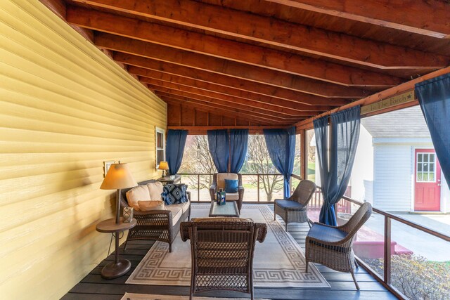 574 Fabyan Rd, Thompson, CT 06255 - sunroom featuring outdoor lounge area
