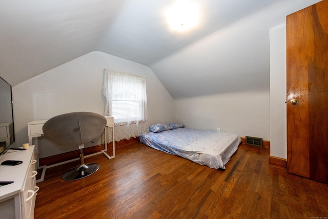 70 Manners Ave, Naugatuck, CT 06770 - bedroom with wood finished floors and lofted ceiling