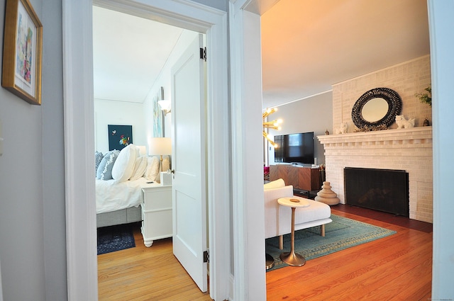1186 Farmington Ave, West Hartford, CT 06107 - hallway featuring wood finished floors and crown molding