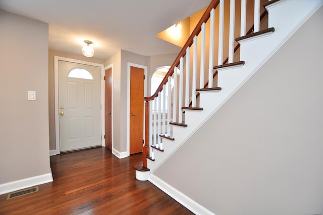 27 Brook St, New Britain, CT 06051 - foyer entrance with wood finished floors and stairway