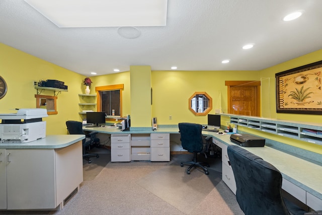 197 Norwich New London Tpke, Montville, CT 06382 - office space featuring built in desk, recessed lighting, and light colored carpet