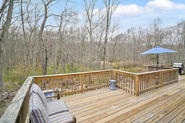 378 Rte 87, Columbia, CT 06237 - wooden deck with grilling area