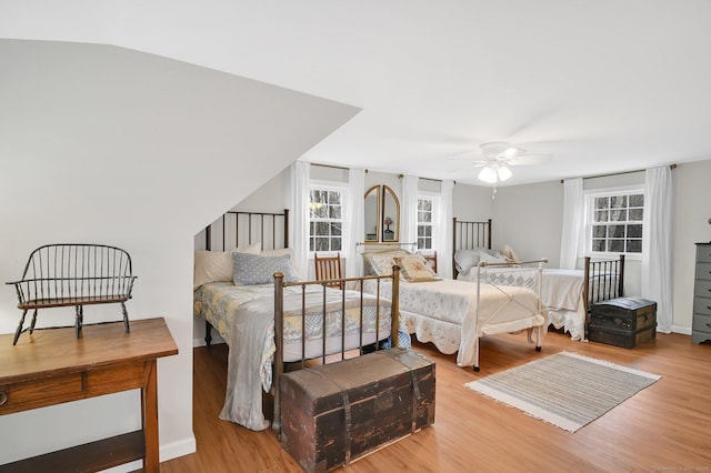 378 Rte 87, Columbia, CT 06237 - bedroom with wood finished floors and ceiling fan