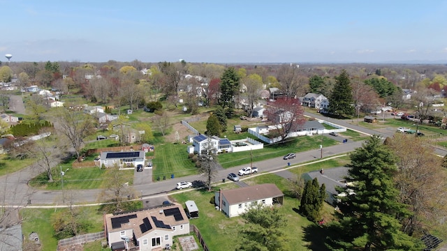 aerial view featuring a residential view