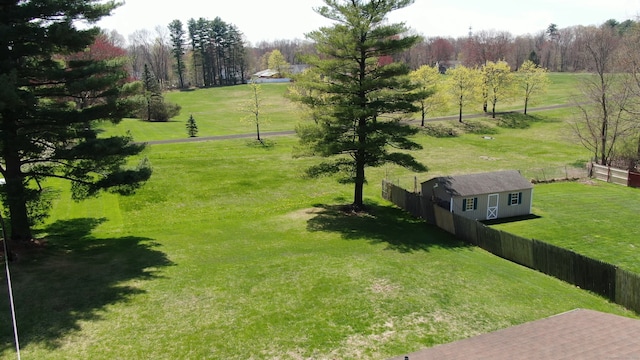 drone / aerial view featuring a rural view