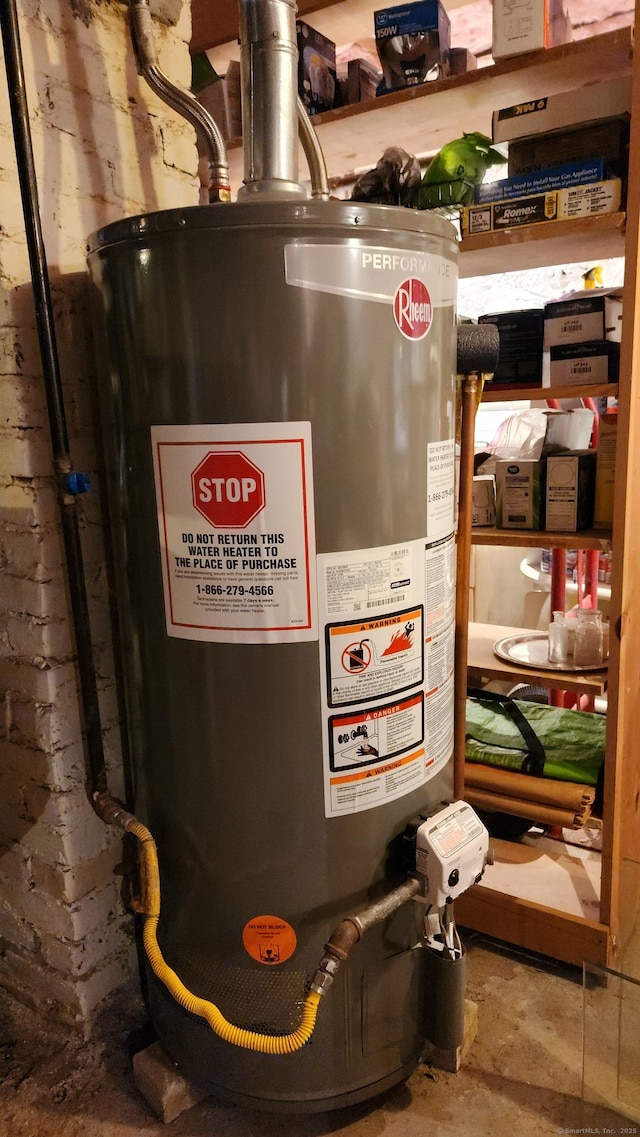 utilities with gas water heater