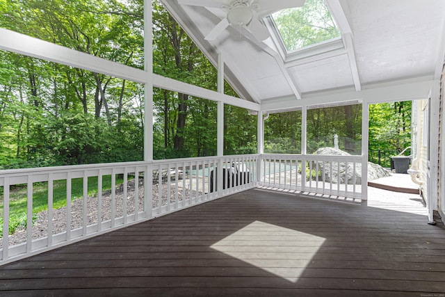 20 Linden Rd, Ridgefield, CT 06877 - wooden deck with a ceiling fan