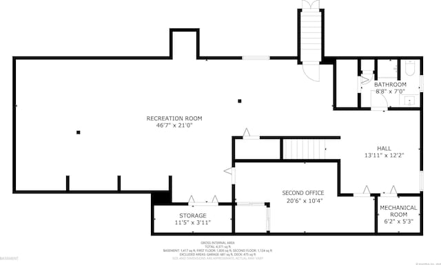 7 Tunxis Trl, Redding, CT 06896 - view of layout