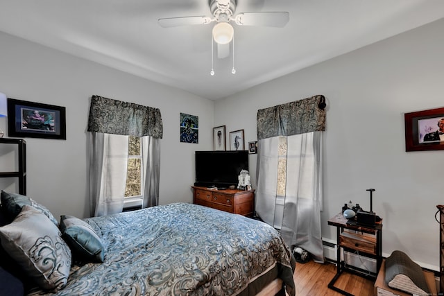 98 Aetna Ave, Torrington, CT 06790 - bedroom featuring light wood-style floors and ceiling fan