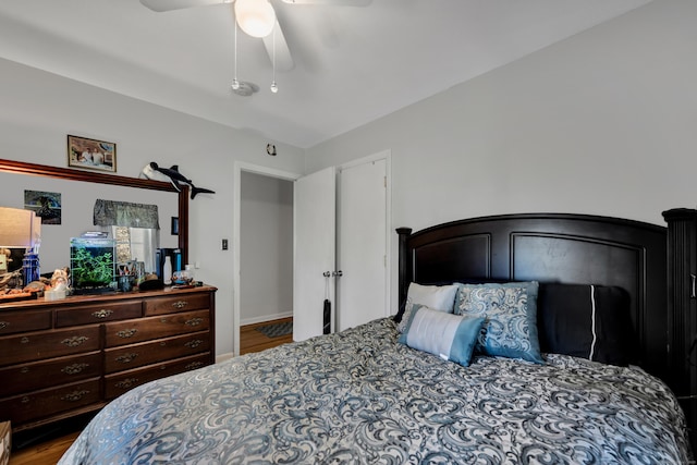 98 Aetna Ave, Torrington, CT 06790 - bedroom with wood finished floors and ceiling fan