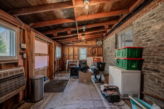 98 Aetna Ave, Torrington, CT 06790 - miscellaneous room with tile patterned floors and lofted ceiling