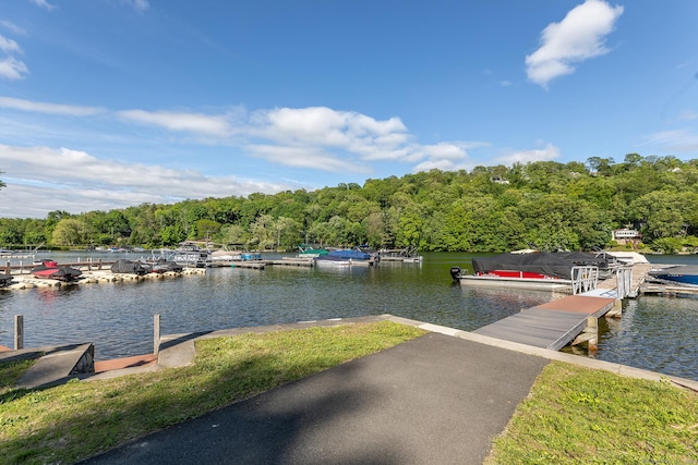 11 Summer Hill Rd, New Fairfield, CT 06812 - dock area featuring a water view and a forest view